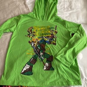 Never cross a Ninja t-shirt in bright green!